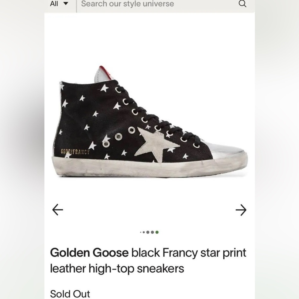 Black Francy Golden Goose